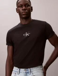Calvin Klein T-Shirt mit Monogramm-Logo^Herren T-shirts