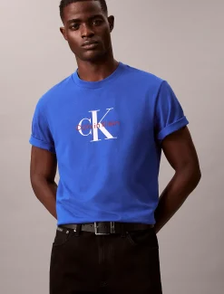 Calvin Klein T-Shirt mit Monologo^Herren T-shirts