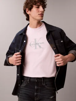 Calvin Klein T-Shirt mit Monologo^Herren T-shirts