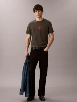 Calvin Klein T-Shirt mit Monologo^Herren T-shirts