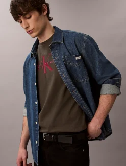 Calvin Klein T-Shirt mit Monologo^Herren T-shirts