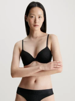 Calvin Klein T-Shirt-BH mit Spitze - Intrinsic^Damen Dessous|Bhs & BralettesFrisch Eingetroffen