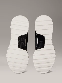 Calvin Klein Turnschuhe aus Leder und Mesh^Damen SneakerFrisch Eingetroffen