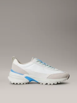 Calvin Klein Turnschuhe aus Nylon mit Emblem-Logo^Herren SneakerFrisch Eingetroffen