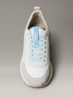 Calvin Klein Turnschuhe aus Nylon mit Emblem-Logo^Herren SneakerFrisch Eingetroffen