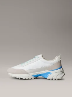 Calvin Klein Turnschuhe aus Nylon mit Emblem-Logo^Herren SneakerFrisch Eingetroffen