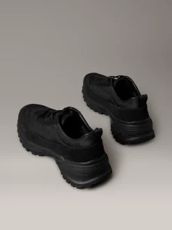 Calvin Klein Turnschuhe aus Nylon mit Emblem-Logo^Herren SneakerFrisch Eingetroffen