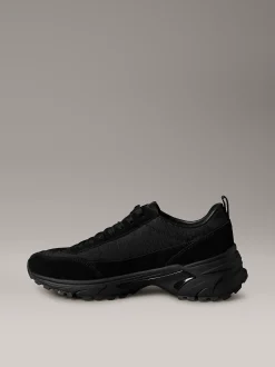 Calvin Klein Turnschuhe aus Nylon mit Emblem-Logo^Herren SneakerFrisch Eingetroffen