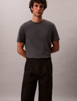 Calvin Klein Twill-Hose mit Bundfalten^Herren Hosen & Shorts