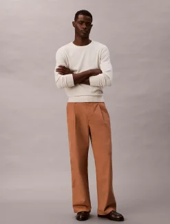 Calvin Klein Twill-Hose mit Bundfalten^Herren Hosen & Shorts