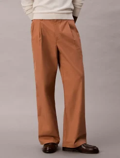 Calvin Klein Twill-Hose mit Bundfalten^Herren Hosen & Shorts