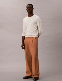 Calvin Klein Twill-Hose mit Bundfalten^Herren Hosen & Shorts