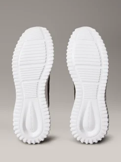 Calvin Klein Ultraleichte Sneakers mit verspiegelter silberner Lasche^Damen SneakerFrisch Eingetroffen