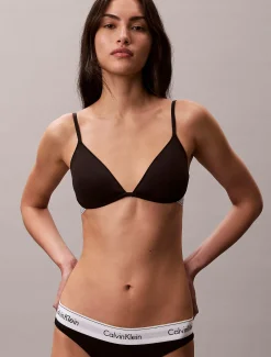Calvin Klein Ultraleichter Plunge-BH - Icon Cotton Modal^Damen Bhs & BralettesFrisch Eingetroffen