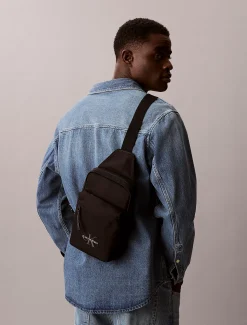 Calvin Klein Umhängetasche aus Nylon mit charakteristischem Logo^Herren Umhängetaschen & Schultertaschen|Taschen