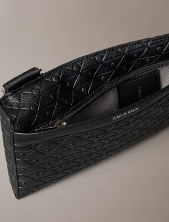 Calvin Klein Umhängetasche mit geprägtem Emblem-Logo^Herren Umhängetaschen & Schultertaschen|Taschen