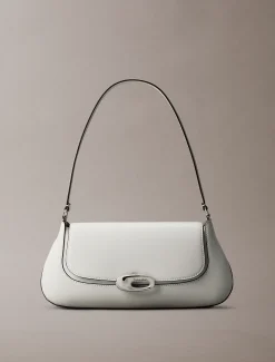 Calvin Klein Umhängetasche mit gravierter Klappe^Damen SchultertaschenFrisch Eingetroffen|Taschen