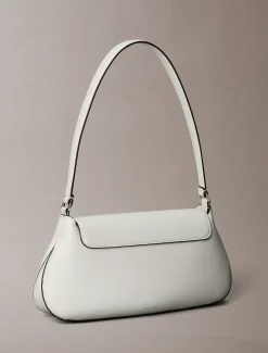 Calvin Klein Umhängetasche mit gravierter Klappe^Damen SchultertaschenFrisch Eingetroffen|Taschen