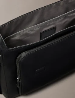 Calvin Klein Umhängetasche mit Saffiano-Emblem-Logo^Herren Umhängetaschen & Schultertaschen|Taschen