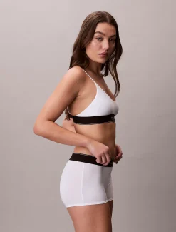 Calvin Klein Ungefütterter Bralette - Graphic Monogram Microfibre Stretch^Damen Bhs & BralettesFrisch Eingetroffen