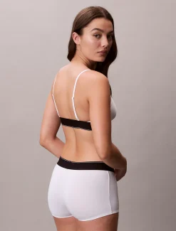 Calvin Klein Ungefütterter Bralette - Graphic Monogram Microfibre Stretch^Damen Bhs & BralettesFrisch Eingetroffen