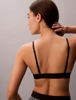 Calvin Klein Ungefütterter Bralette - Graphic Monogram Microfibre Stretch^Damen Bhs & BralettesFrisch Eingetroffen