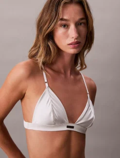 Calvin Klein Ungefütterter Bralette - Signature Satin^Damen Dessous|Bhs & BralettesFrisch Eingetroffen
