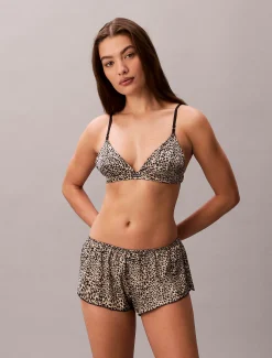 Calvin Klein Ungefütterter Bralette - Signature Satin^Damen Dessous|Bhs & BralettesFrisch Eingetroffen