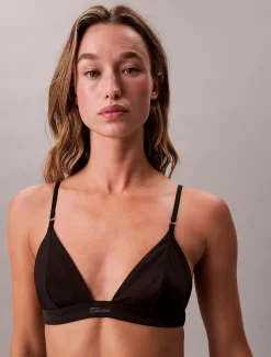 Calvin Klein Ungefütterter Bralette - Signature Satin^Damen Dessous|Bhs & BralettesFrisch Eingetroffen