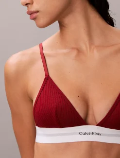 Calvin Klein Ungefütterter Triangel-Bralette - Cotton Modal Stretch Rib^Damen Bhs & BralettesFrisch Eingetroffen