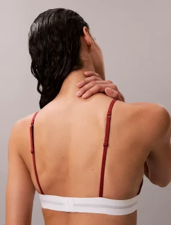 Calvin Klein Ungefütterter Triangel-Bralette - Cotton Modal Stretch Rib^Damen Bhs & BralettesFrisch Eingetroffen