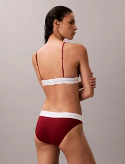 Calvin Klein Ungefütterter Triangel-Bralette - Cotton Modal Stretch Rib^Damen Bhs & BralettesFrisch Eingetroffen