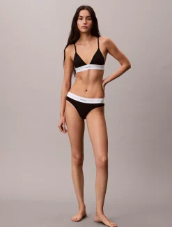 Calvin Klein Ungefütterter Triangel-Bralette - Cotton Modal Stretch Rib^Damen Bhs & BralettesFrisch Eingetroffen