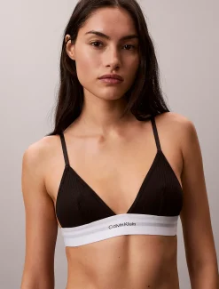 Calvin Klein Ungefütterter Triangel-Bralette - Cotton Modal Stretch Rib^Damen Bhs & BralettesFrisch Eingetroffen
