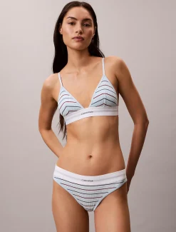 Calvin Klein Ungefütterter Triangel-Bralette - Cotton Modal Stretch Rib^Damen Bhs & BralettesFrisch Eingetroffen