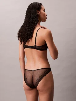 Calvin Klein Ungepolsterter Balconette-BH - CK Geo Lace^Damen Dessous|Bhs & BralettesFrisch Eingetroffen