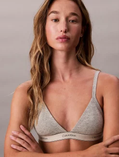 Calvin Klein Ungepolsterter Triangel-BH - Heritage Cotton Stretch^Damen Bhs & BralettesFrisch Eingetroffen