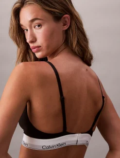 Calvin Klein Ungepolsterter Triangel-Bralette - Icon Cotton Modal^Damen Bhs & BralettesFrisch Eingetroffen