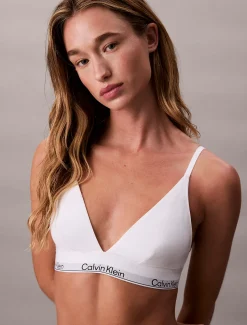 Calvin Klein Ungepolsterter Triangel-Bralette - Icon Cotton Modal^Damen Bhs & BralettesFrisch Eingetroffen