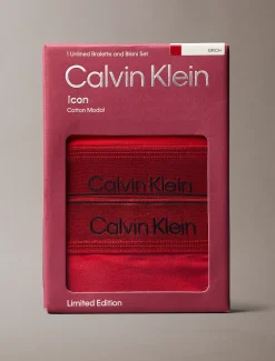 Calvin Klein Ungepolstertes Bralette-Set - Icon Cotton Modal^Damen Bhs & BralettesFrisch Eingetroffen