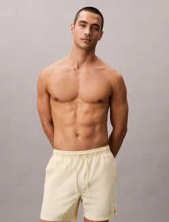 Calvin Klein Unifarbene Badehose^Herren BademodeFrisch Eingetroffen