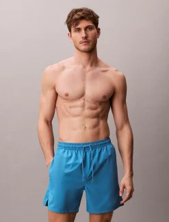 Calvin Klein Unifarbene Badehose^Herren BademodeFrisch Eingetroffen