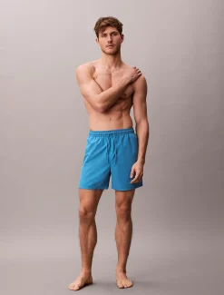 Calvin Klein Unifarbene Badehose^Herren BademodeFrisch Eingetroffen