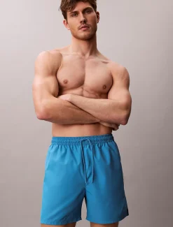 Calvin Klein Unifarbene Badehose^Herren BademodeFrisch Eingetroffen