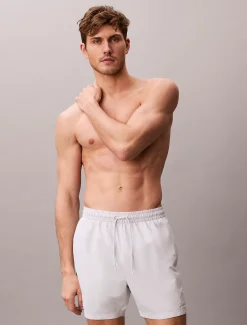 Calvin Klein Unifarbene Badehose^Herren BademodeFrisch Eingetroffen