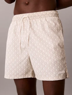 Calvin Klein Unifarbene Badehose^Herren BademodeFrisch Eingetroffen