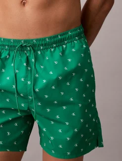 Calvin Klein Unifarbene Badehose^Herren BademodeFrisch Eingetroffen