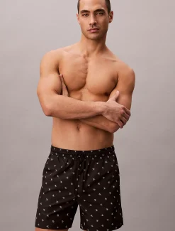 Calvin Klein Unifarbene Badehose^Herren BademodeFrisch Eingetroffen