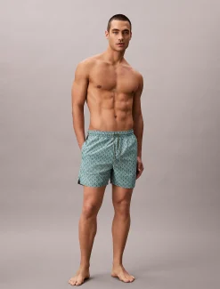 Calvin Klein Unifarbene Badehose^Herren BademodeFrisch Eingetroffen
