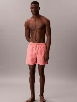 Calvin Klein Unifarbene Badehose^Herren BademodeFrisch Eingetroffen